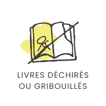 le petit lieu articles non repris livres déchirés ou gribouillés